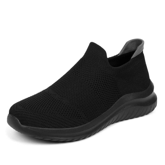 Men’s Slip-On Mesh Running Shoes – Breathable, Non-Slip Outdoor