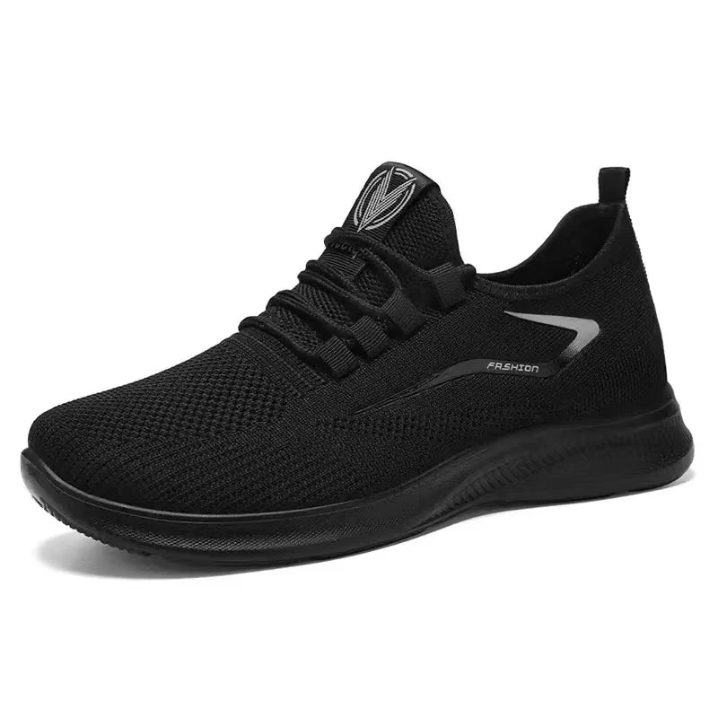 Men’s Breathable Mesh Casual Sneakers – Non-Slip Summer Shoes